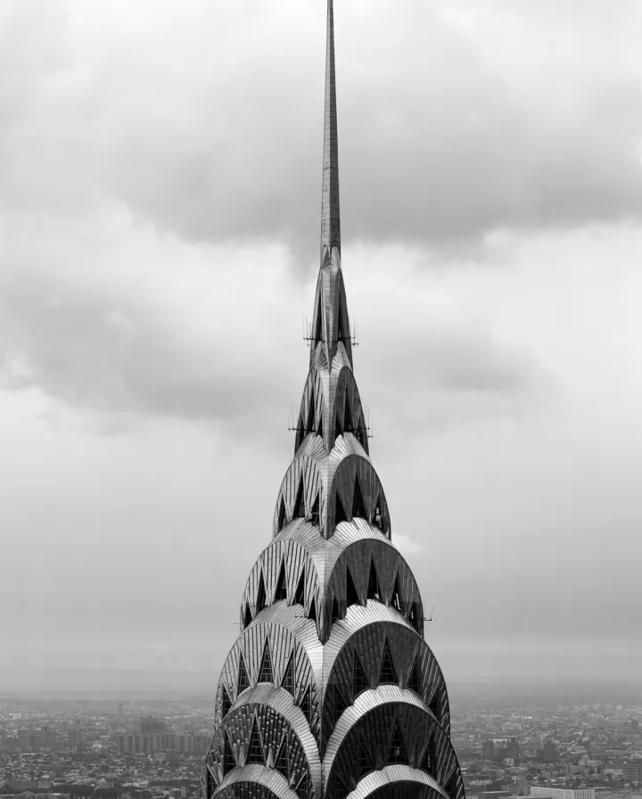 Spitze des Chrysler Buildings in New York City © Hans Georg Esch