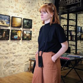 Helena Melikov, Sektion Bild, vor den Arbeiten von Aliona Kardash