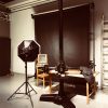 Fotowerkstatt der Bauhaus Uni mit Nassplattenfotografie-Aufbau. © Jonas Tegtmeyer